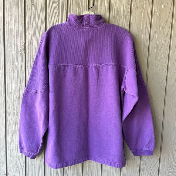 VTG 1984 Coldwater Creek Quarter Zip Pullover Grapes Patch Made USA - Picture 2 of 9